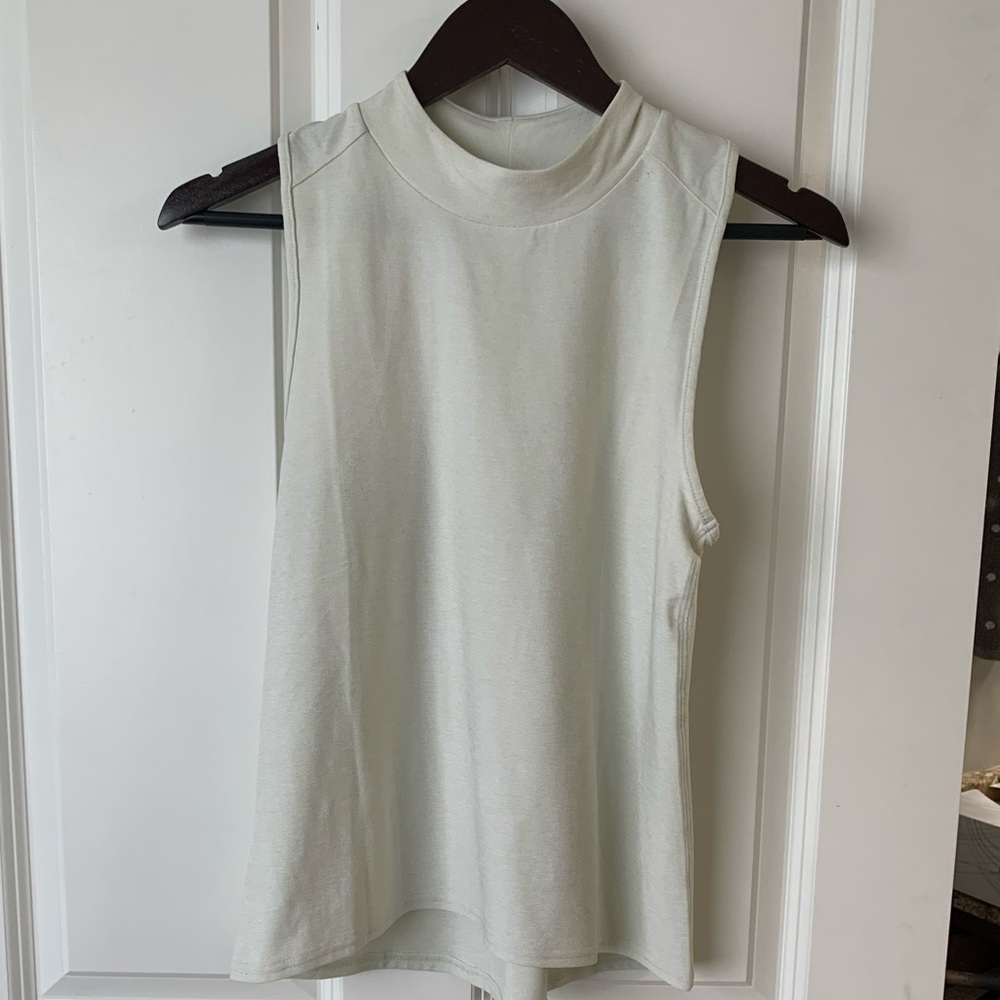 Oiselle Lux Mock Neck Muscle Tank Top
